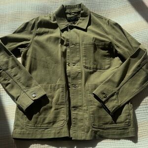 Quince Olive Green Lightweight Utility Jacket